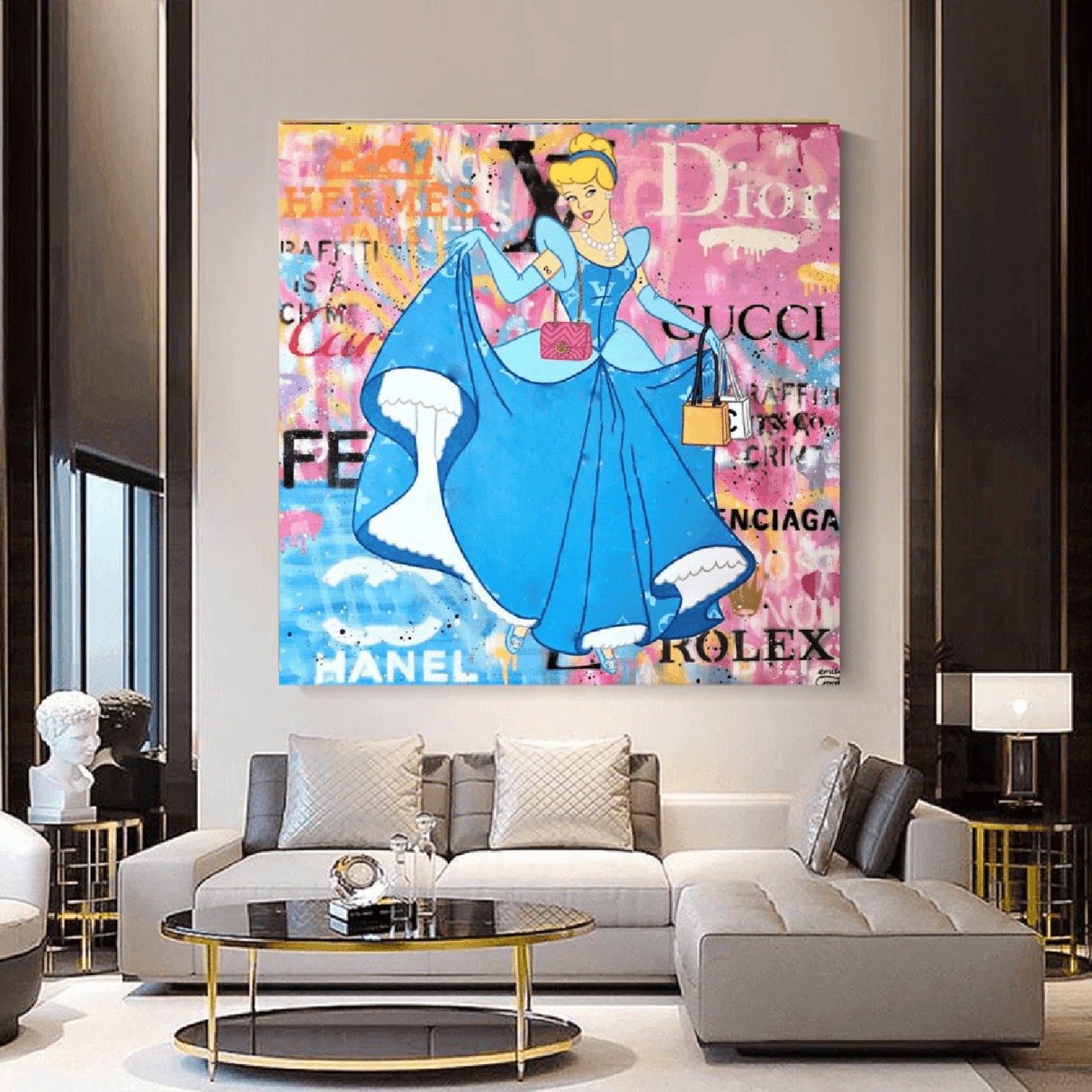 Disney Alice and The Wonderland Canvas Wall Art