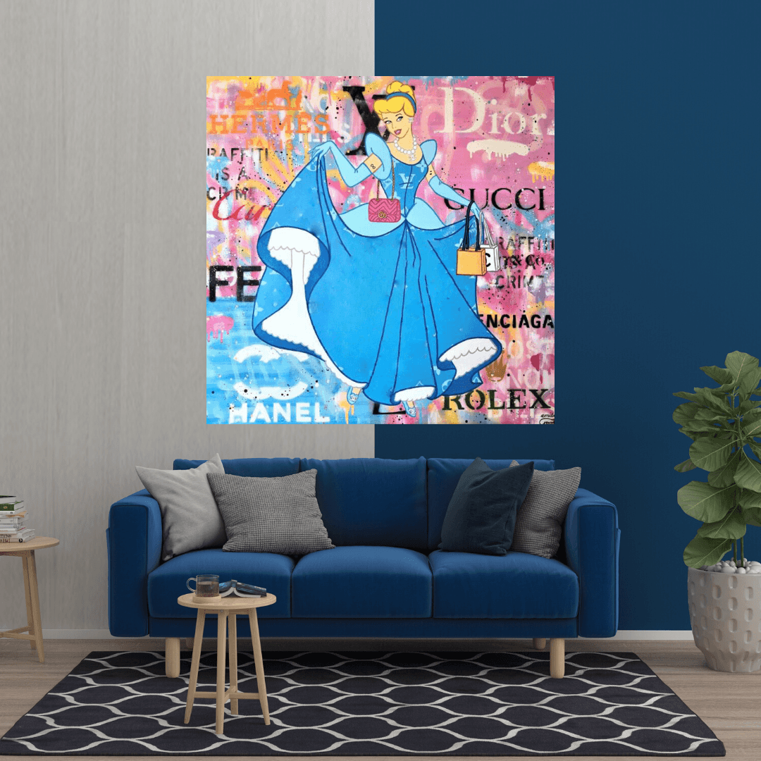 Disney Alice and The Wonderland Canvas Wall Art-ChandeliersDecor