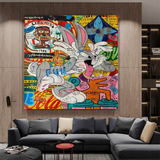 Disney Bugs Bunny Rabbit Canvas Wall Art-ChandeliersDecor