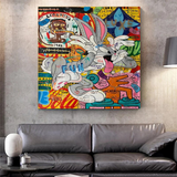 Disney Bugs Bunny Rabbit Canvas Wall Art-ChandeliersDecor