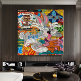 Disney Bugs Bunny Rabbit Canvas Wall Art-ChandeliersDecor