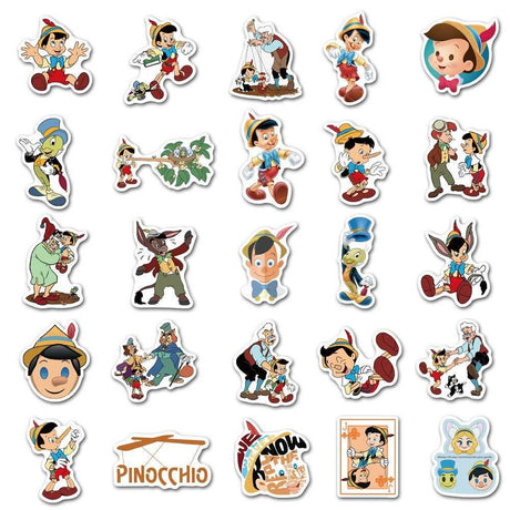 Disney Cartoon Movie Pinocchio Stickers Pack-ChandeliersDecor