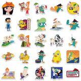 Disney Cartoon Phineas and Ferb Stickers Pack-ChandeliersDecor