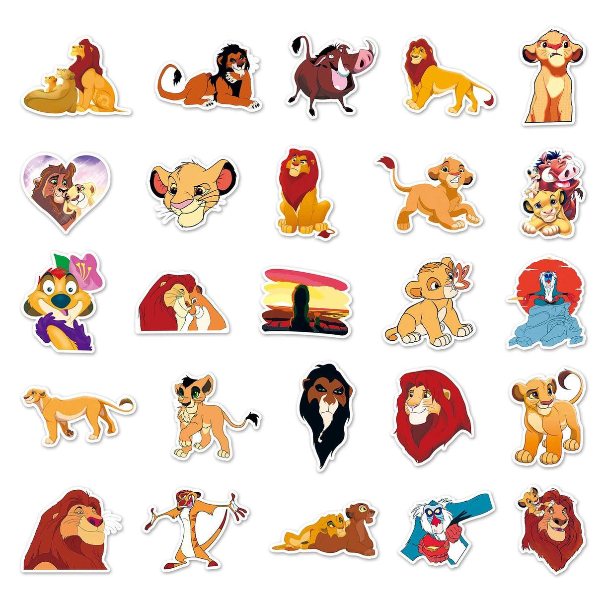 Disney Cartoon The Lion King Graffiti Stickers-ChandeliersDecor