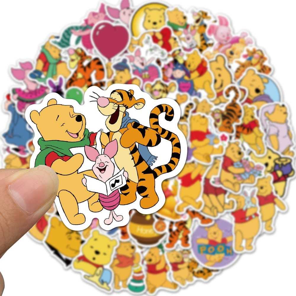 Disney Cartoon Winnie The Pooh Stickers Pack-ChandeliersDecor