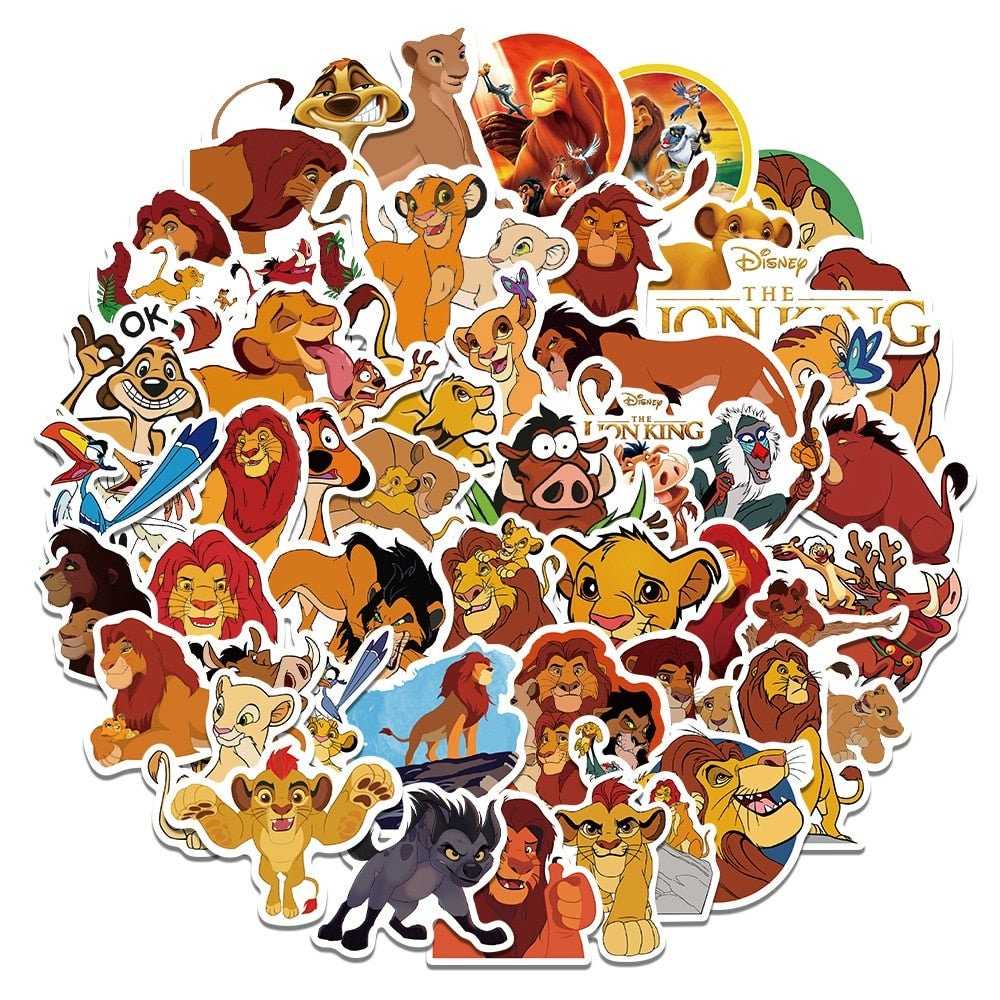 Disney Lion King Stickers Pack - Official Merchandise-ChandeliersDecor