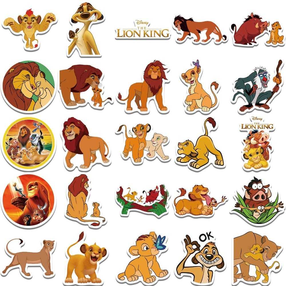 Disney Lion King Stickers Pack - Official Merchandise