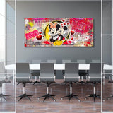 Disney Mickey Minnie Dollar Canvas Wall Art-ChandeliersDecor