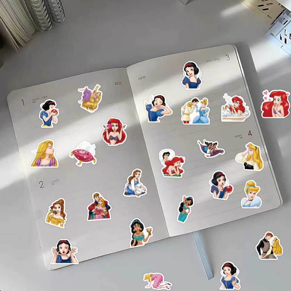 Disney Mix Cute Princess Graffiti Stickers-ChandeliersDecor