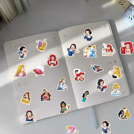 Disney Mix Cute Princess Graffiti Stickers-ChandeliersDecor