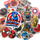 Disney Movie Marvel The Avengers Stickers Waterproof Skateboard Guitar Luggage Laptop Cartoon Sticker Kids Toys-ChandeliersDecor