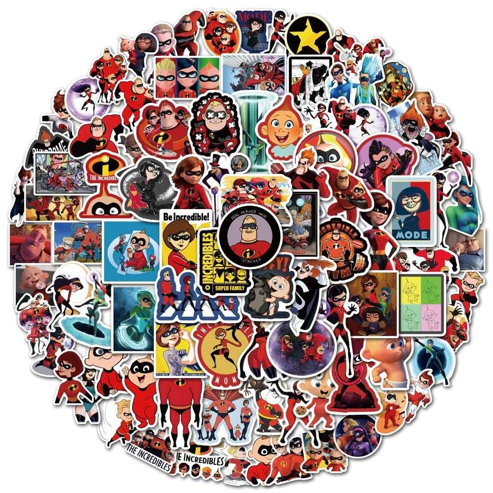 Disney Movie The Incredibles Stickers Pack