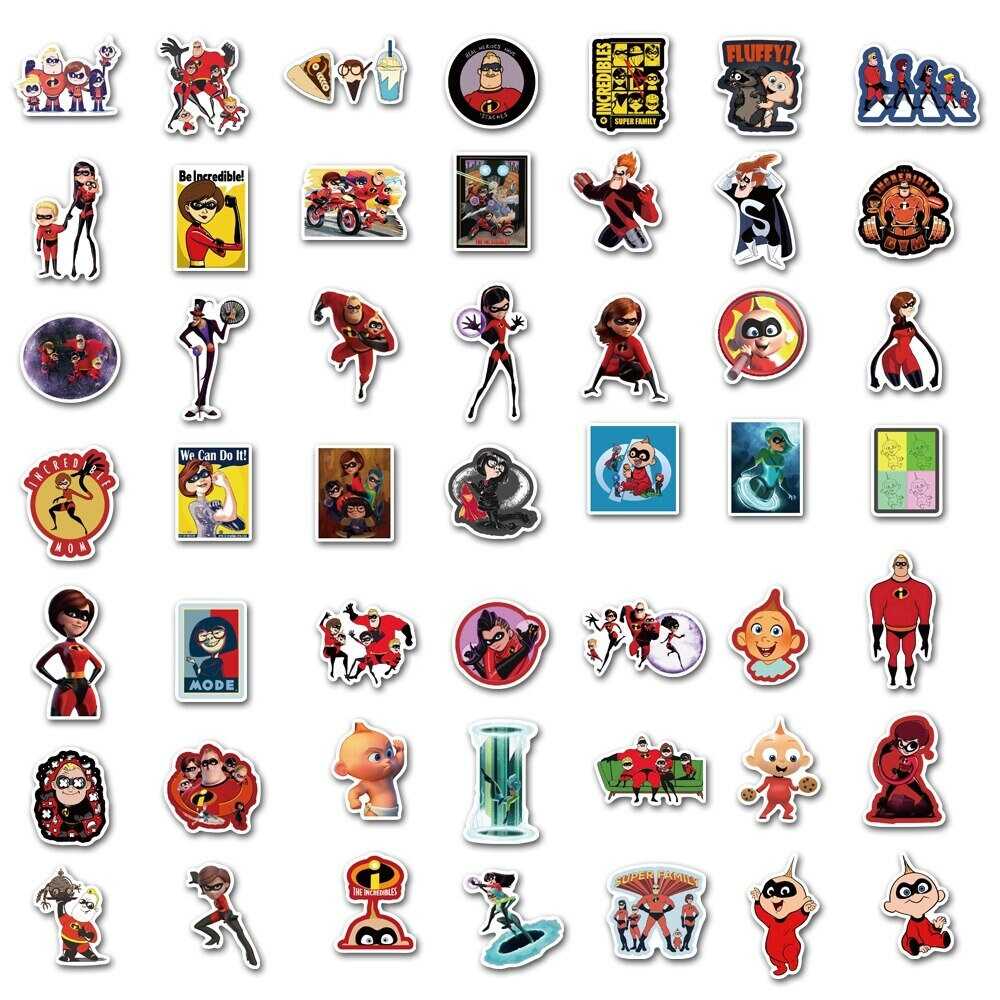 Disney Movie The Incredibles Stickers Pack-ChandeliersDecor