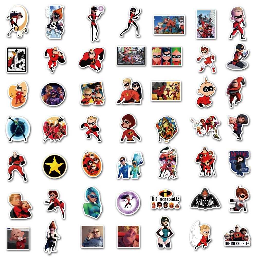Disney Movie The Incredibles Stickers Pack-ChandeliersDecor