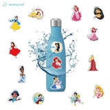 Disney Princess Stickers Frozen Anna/Elsa Cinderella Ariel Cartoon Movie Princess Decals Kids Toy Gift-ChandeliersDecor