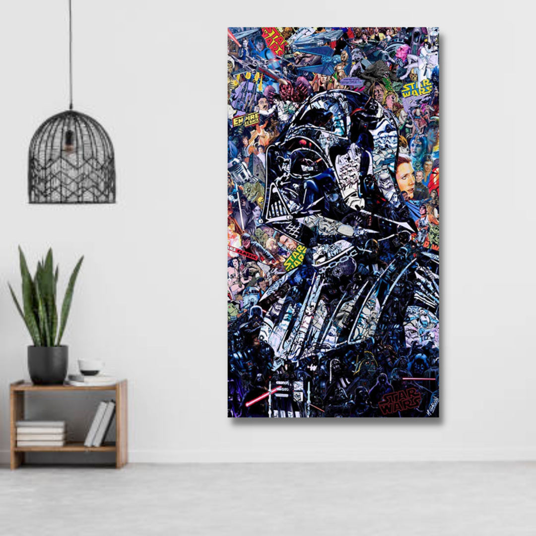 Disney Star Wars Poster Darth Vader Canvas Wall Art-ChandeliersDecor