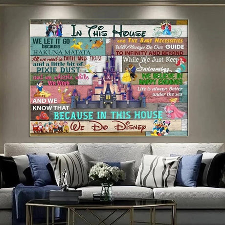 Disney Wall Art: Explore All Disney Cartoon Titles