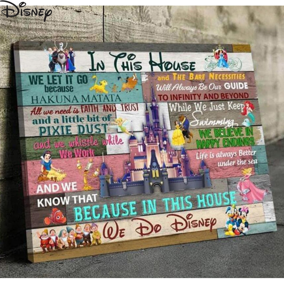 Disney Wall Art: Explore All Disney Cartoon Titles-ChandeliersDecor