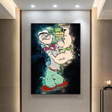 Disney Wall Art Popeye Canvas Wall Art-ChandeliersDecor