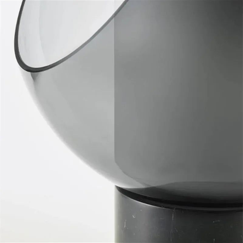 Dome Evedal Glass Table Lamp-ChandeliersDecor