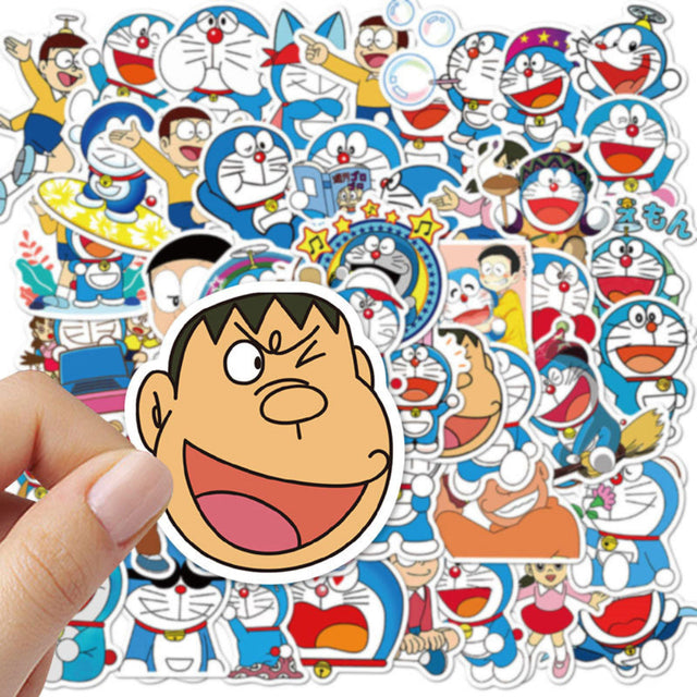 Doraemon Cartoon Anime Stickers Pack: Creative Expression-ChandeliersDecor