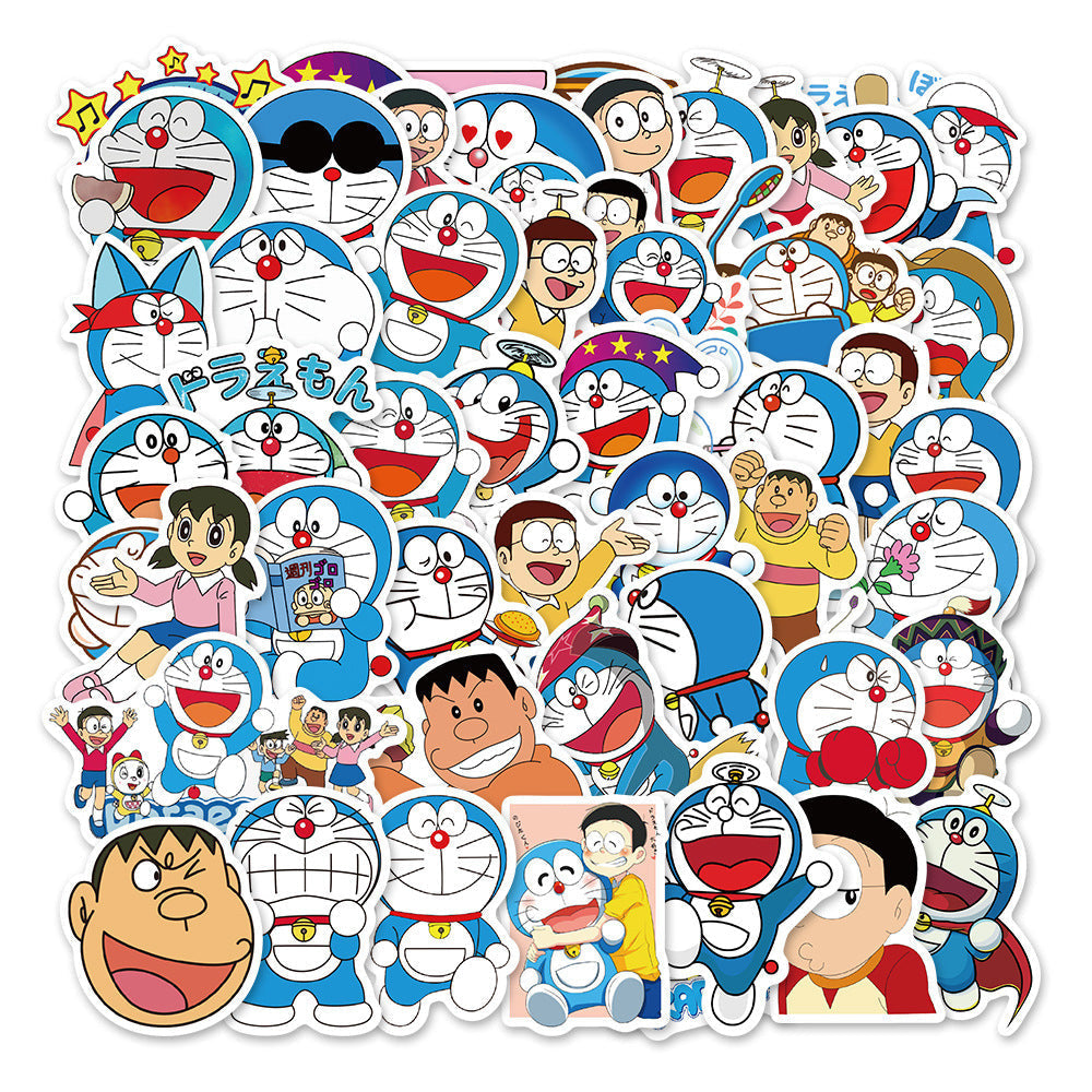 Doraemon Cartoon Anime Stickers Pack: Creative Expression-ChandeliersDecor