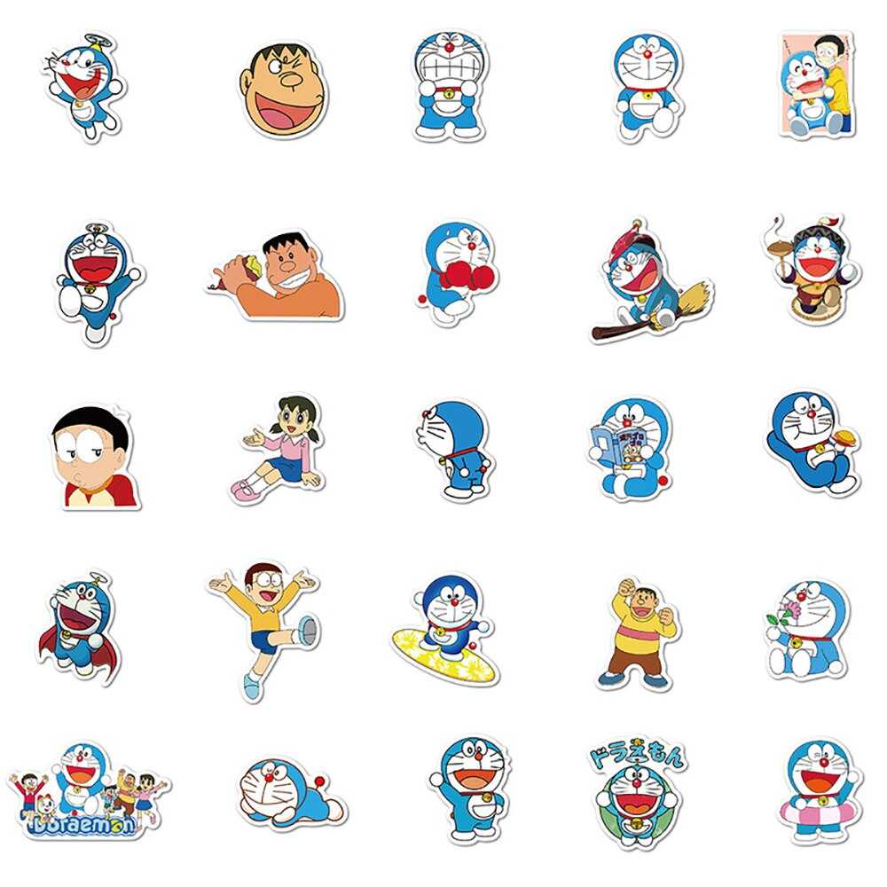 Doraemon Stickers - Stick Your Favourite Characters Anywhere-ChandeliersDecor