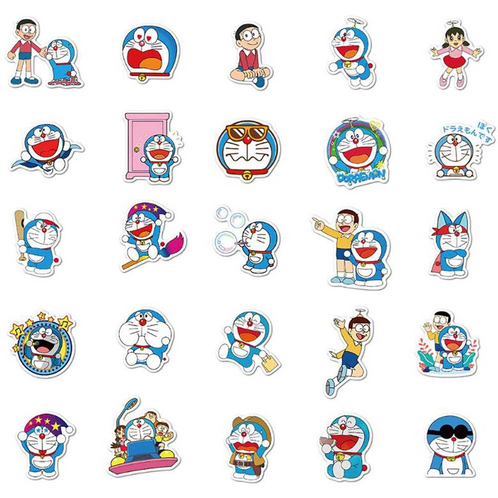 Doraemon Stickers - Stick Your Favourite Characters Anywhere-ChandeliersDecor