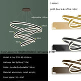 Rings LED Staircase Chandelier: Unparalleled Elegance