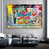 Dream Big Dreams Banksy Art - Inspirational Graffiti Gift-ChandeliersDecor