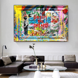 Dream Big Dreams Banksy Art - Inspirational Graffiti Gift-ChandeliersDecor