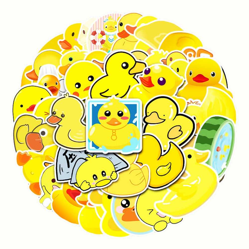Duck Stickers Pack: Fun and Quirky Designs-ChandeliersDecor