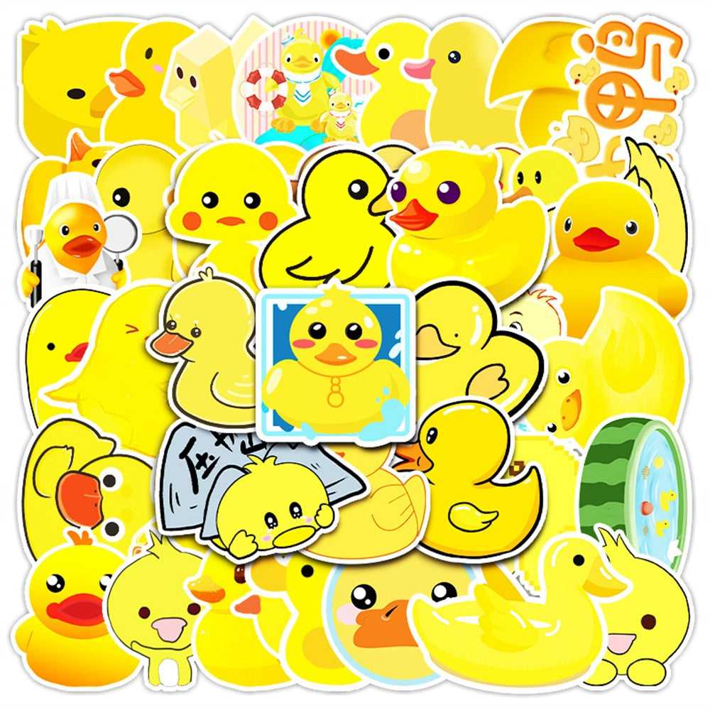 Duck Stickers Pack: Fun and Quirky Designs-ChandeliersDecor