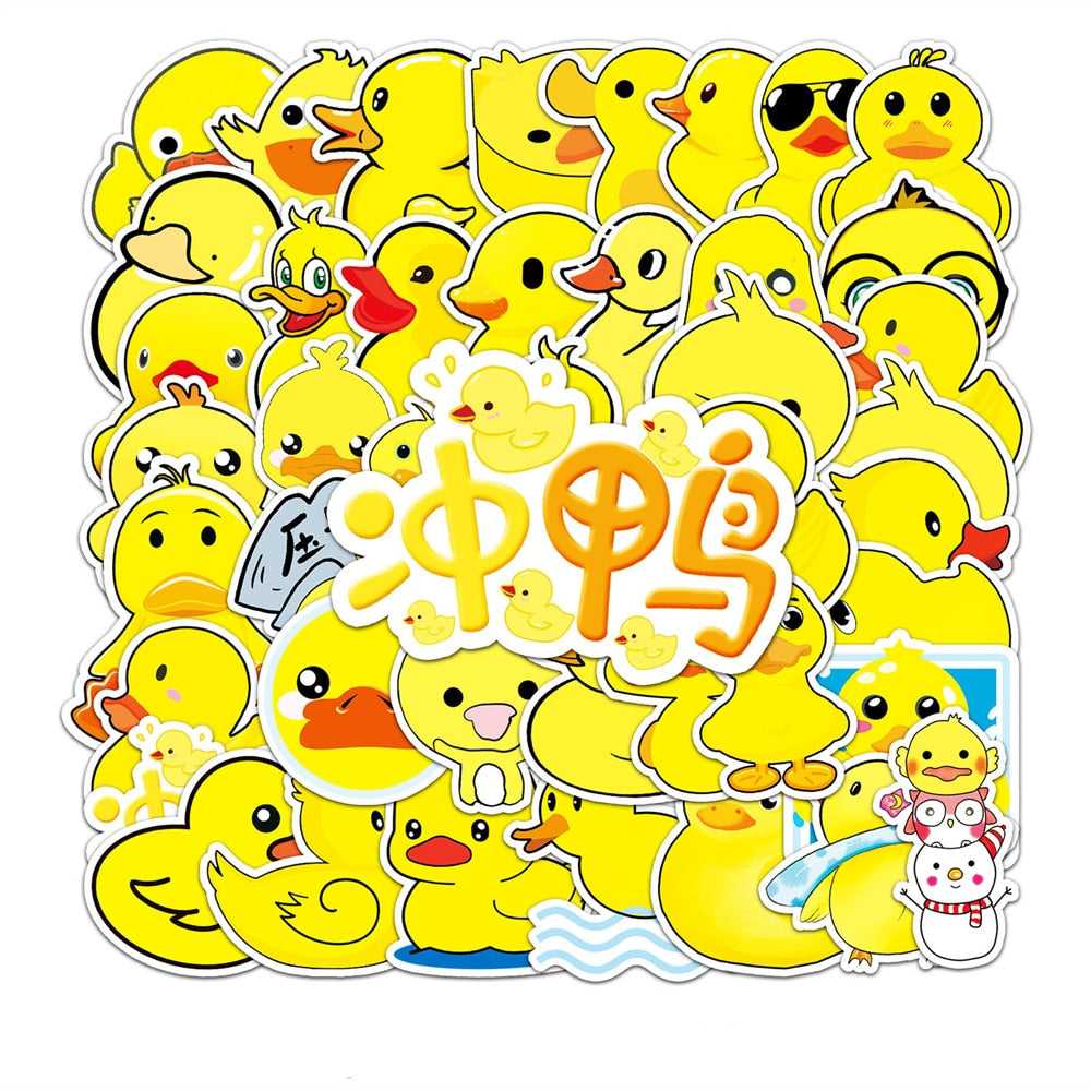 Duck Stickers Pack: Fun and Quirky Designs-ChandeliersDecor