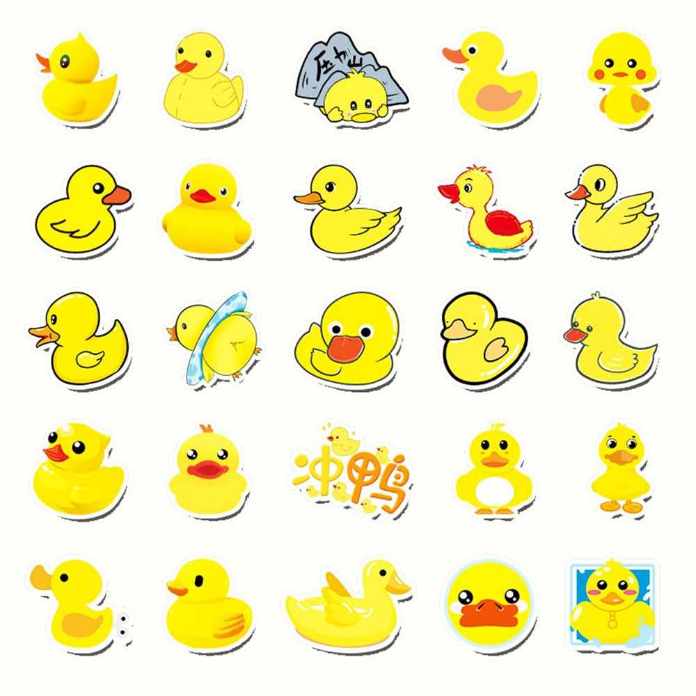 Duck Stickers Pack: Fun and Quirky Designs-ChandeliersDecor