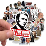 Eat the rude Hannibal Stickers Pack - Darkly Delicious-ChandeliersDecor