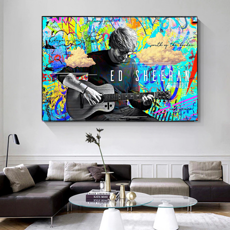 Ed Sheeran Singer Canvas Wall Art-ChandeliersDecor