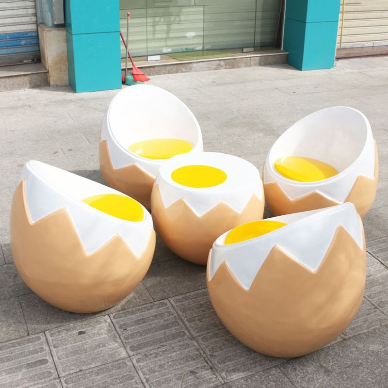 Egg Style Single Sofa-ChandeliersDecor