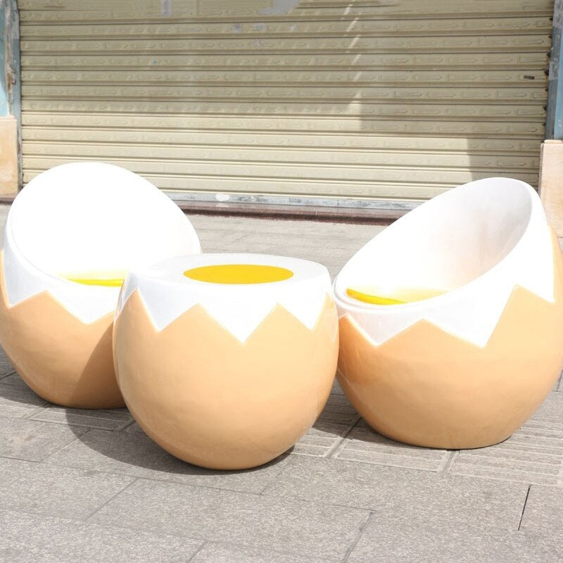 Egg Style Single Sofa-ChandeliersDecor