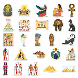 Egyptian Pharaoh 50 Stickers Pack-ChandeliersDecor