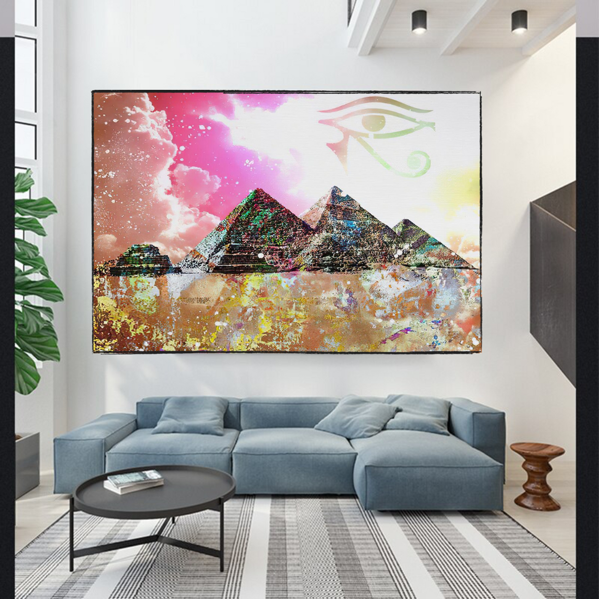 Egyptian Pyramids Canvas Wall Art Authentic D√©cor