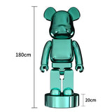 Electroplating Multicolour Bearbrick Statue Large-ChandeliersDecor