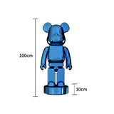 Electroplating Multicolour Bearbrick Statue Large-ChandeliersDecor