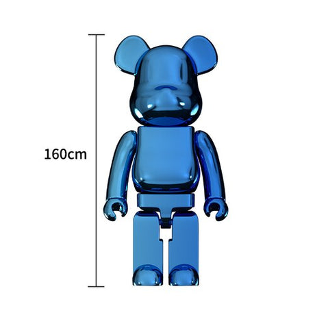 Electroplating Multicolour Bearbrick Statue Large-ChandeliersDecor