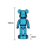 Electroplating Multicolour Bearbrick Statue Large-ChandeliersDecor