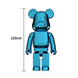 Electroplating Multicolour Bearbrick Statue Large-ChandeliersDecor