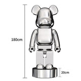 Electroplating Multicolour Bearbrick Statue Large-ChandeliersDecor