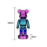 Electroplating Multicolour Bearbrick Statue Large-ChandeliersDecor