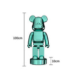 Electroplating Multicolour Bearbrick Statue Large-ChandeliersDecor