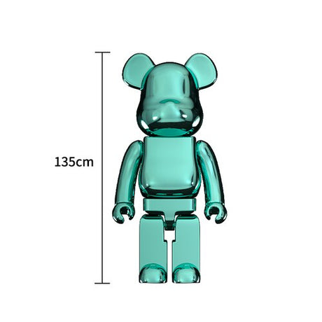 Electroplating Multicolour Bearbrick Statue Large-ChandeliersDecor